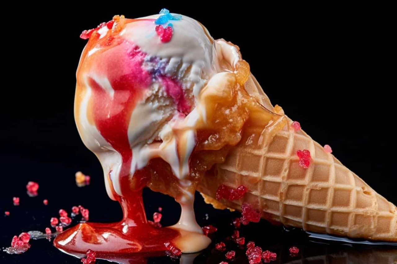fried chicken ice cream