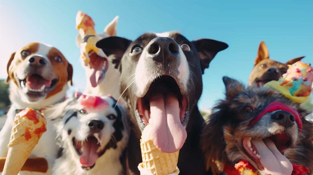 banana ice cream dogs