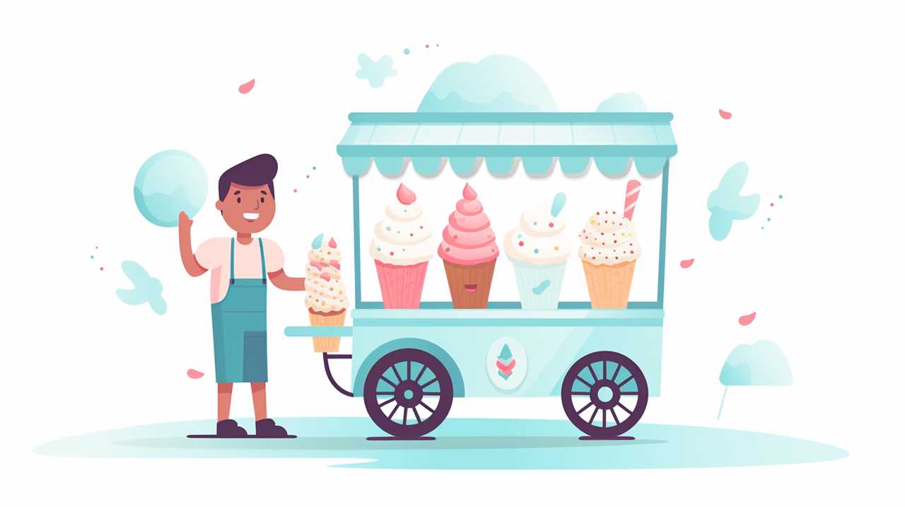 homemade ice cream in electric freezer