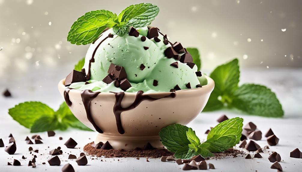 cool mint chocolate ice cream