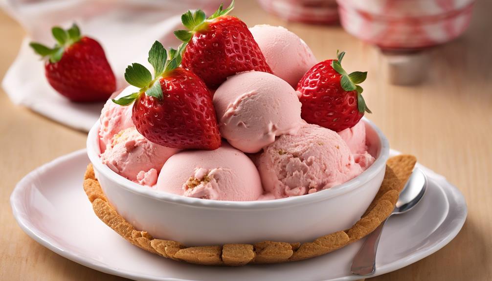 delicious dessert with strawberries
