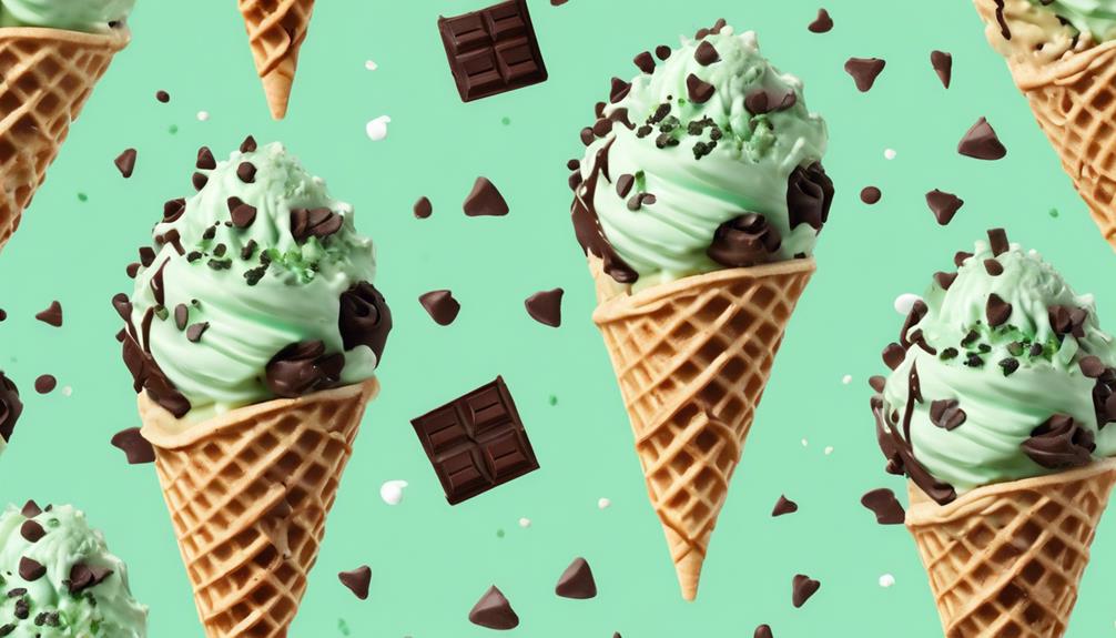 delicious mint chocolate treat