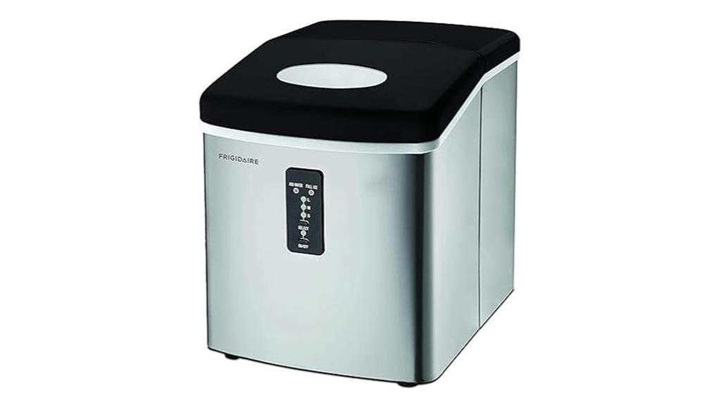 efficient stainless steel ice maker