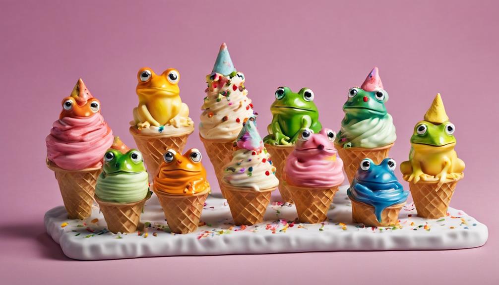 frog themed ice cream ideas