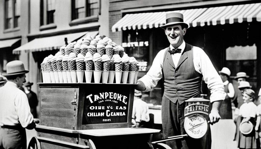 ice cream cone invention