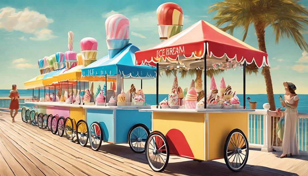 ice cream cart options
