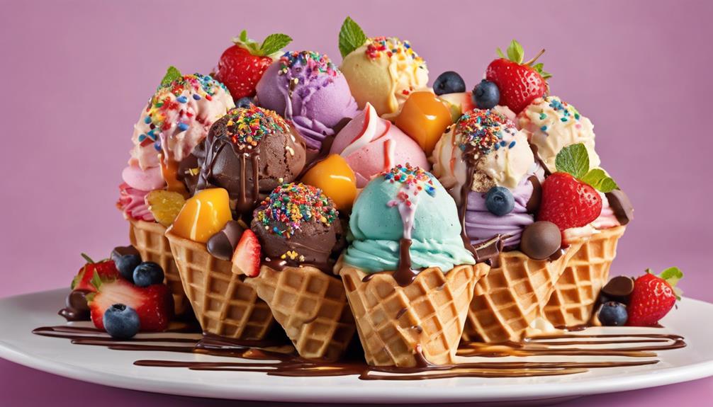 ice cream flavor pairings