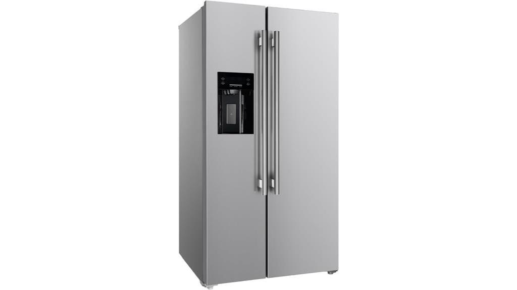 large stainless steel appliance