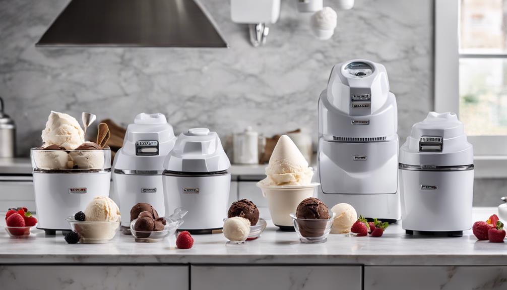 selecting a compact ice cream maker