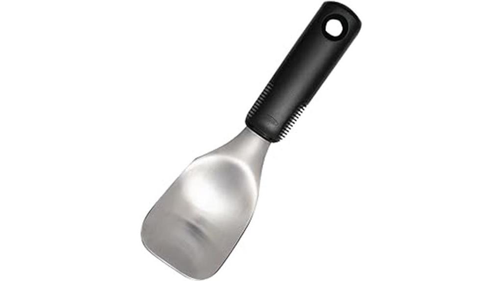 stainless steel ice cream spade