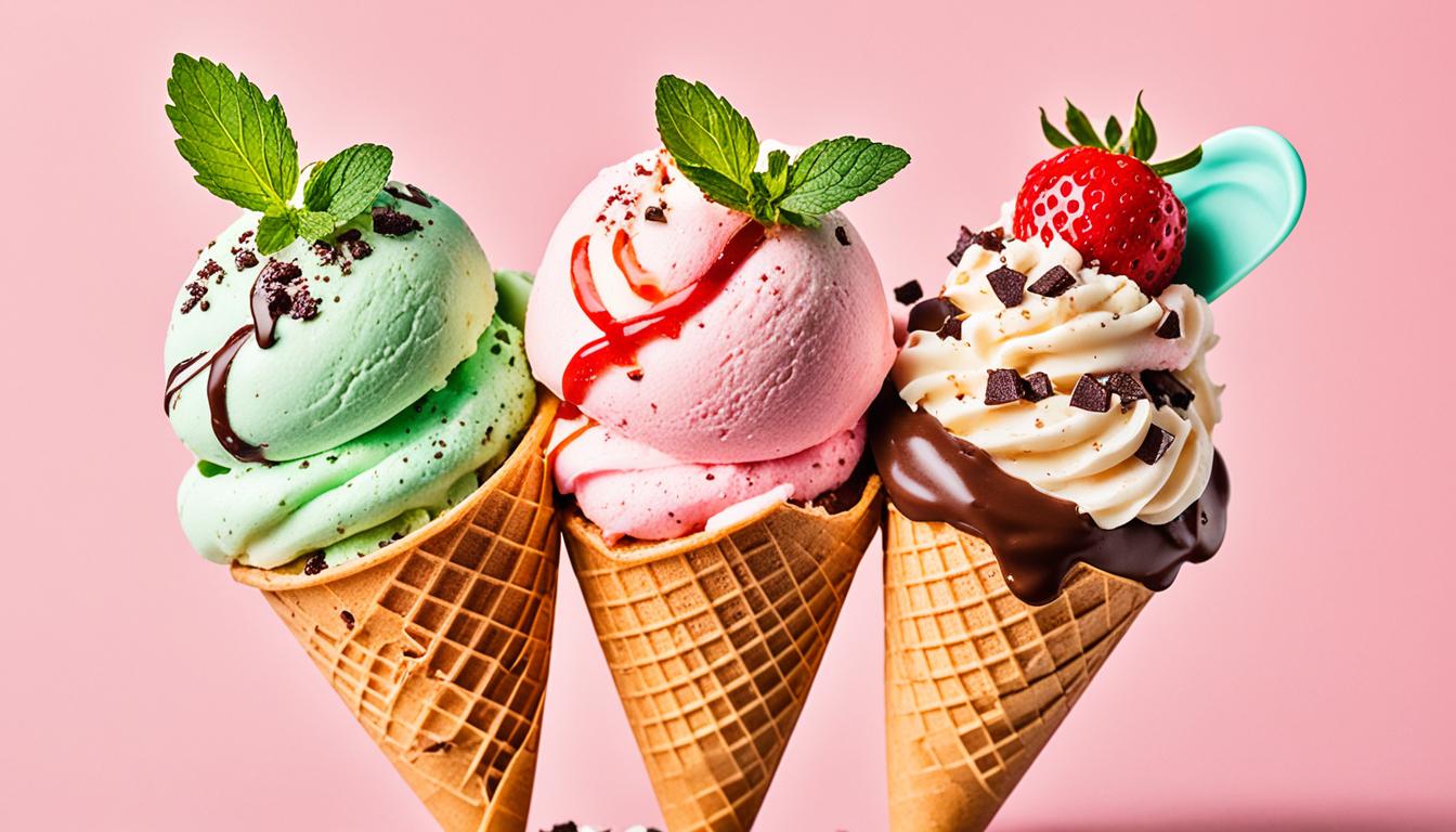 types of ice cream
