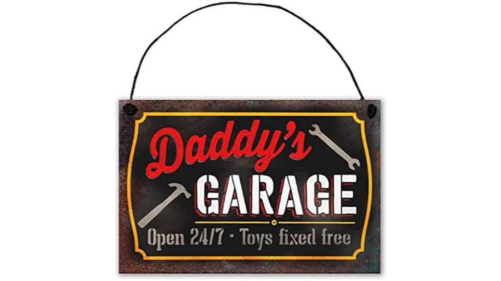 customized garage sign design