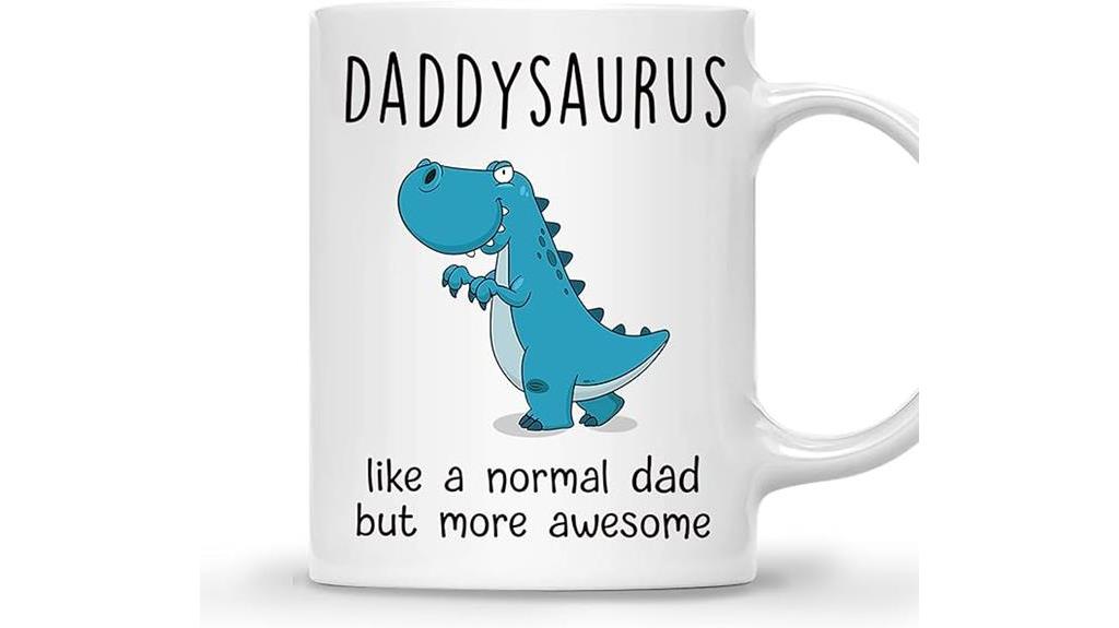 father s day dinosaur mug