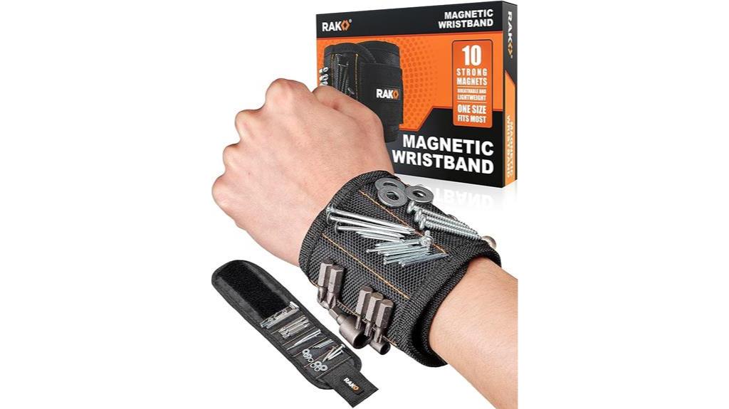 handy magnetic wristband tool