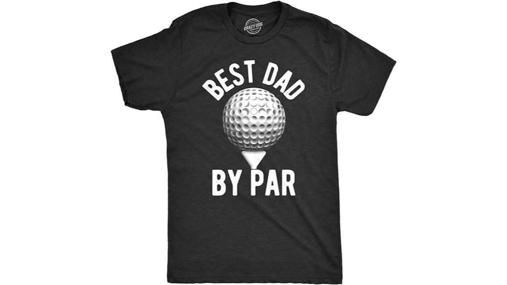 humorous golfing shirts for dads
