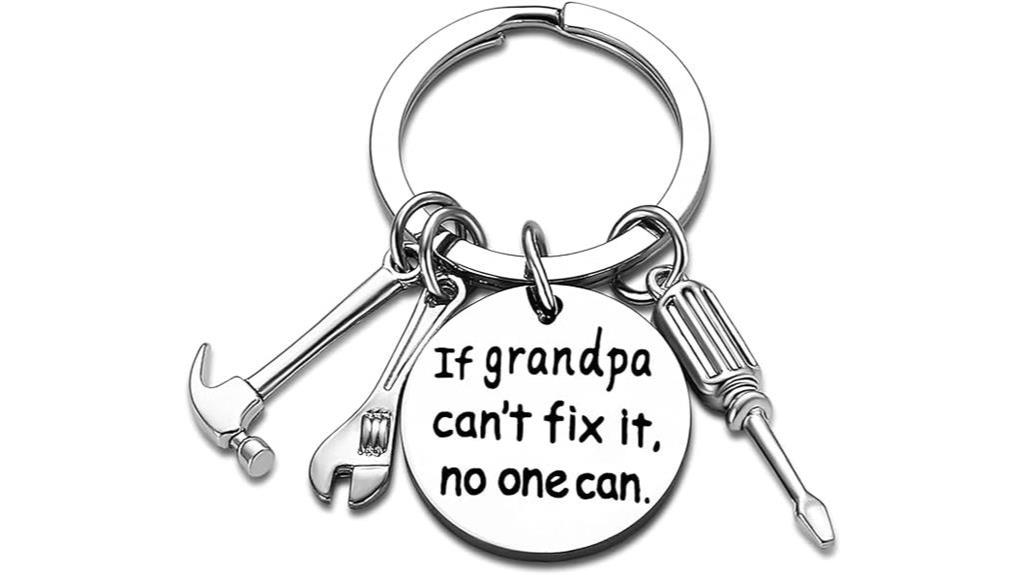 meaningful dad keychain gift