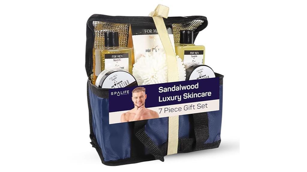 men s sandalwood spa kit