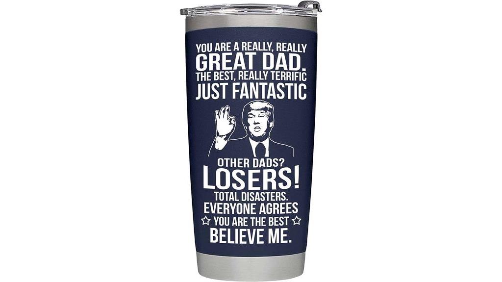navy tumbler for dad
