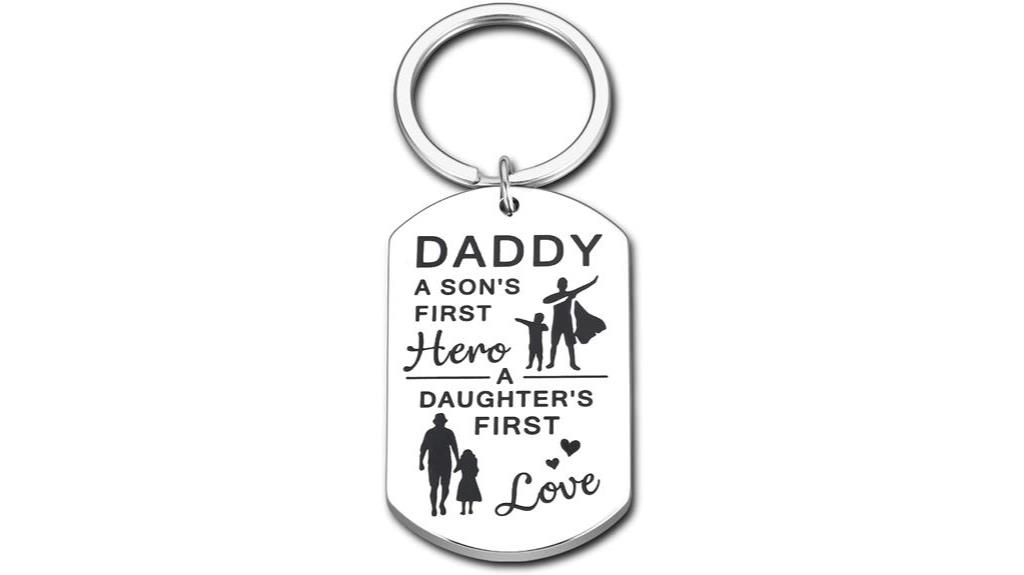 personalized keychain for dad