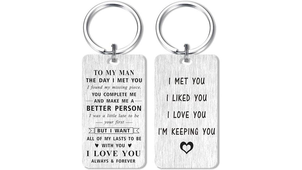 personalized keychain for men