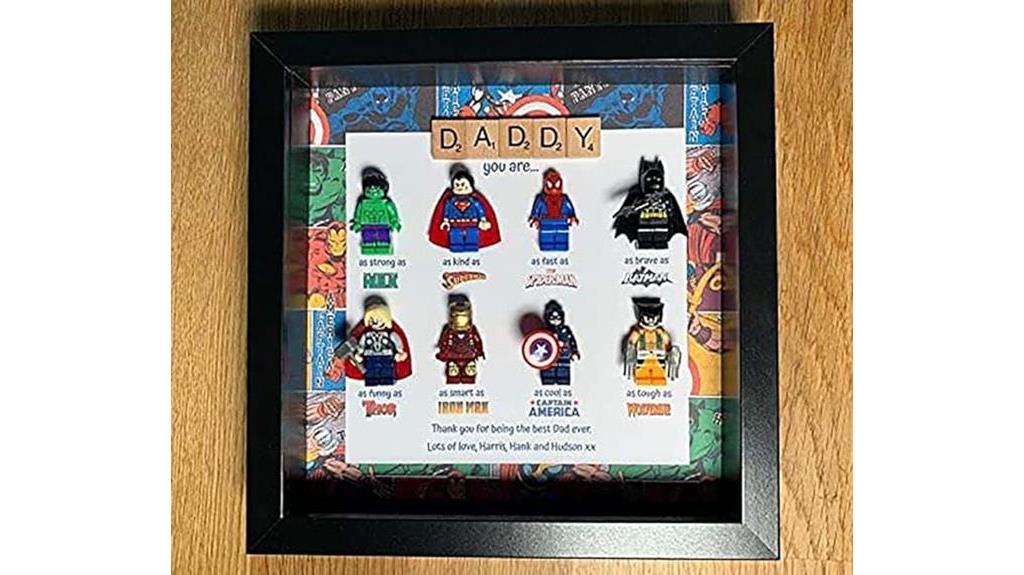 personalized superhero picture frame