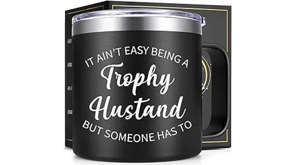 trophy husband coffee mug