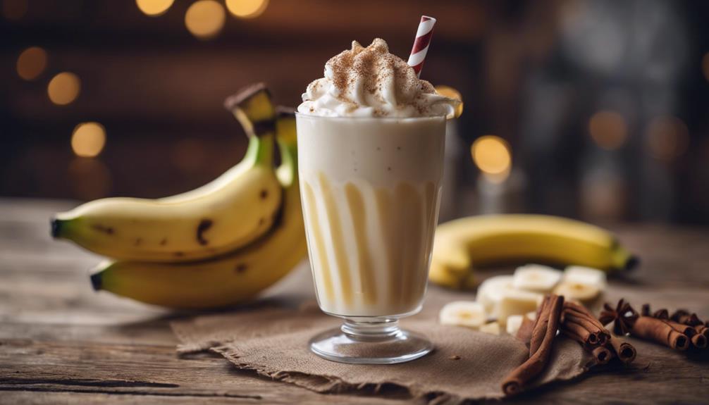 banana milkshake sans ice cream