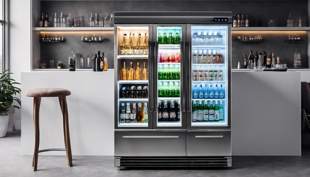 bar fridge for drinks