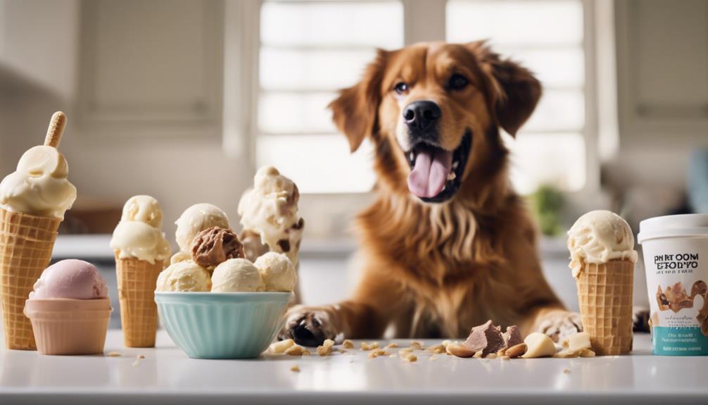 canines and ice cream