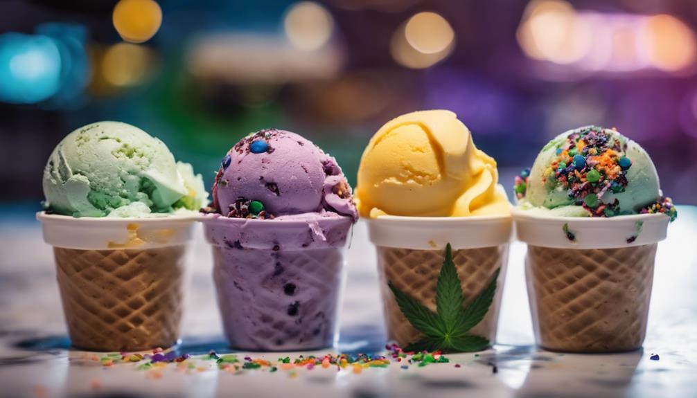 cannabis ice cream flavors