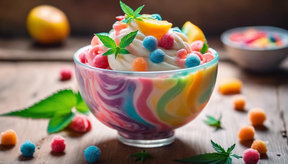 cannabis infused frozen yogurt