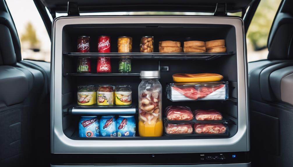 car fridge for road trips