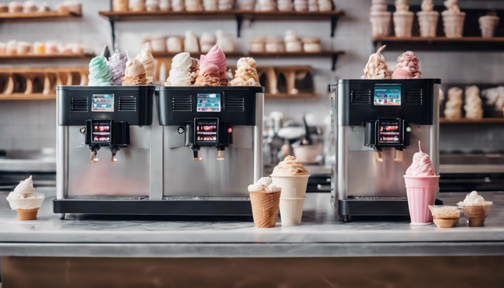 choosing commercial ice cream