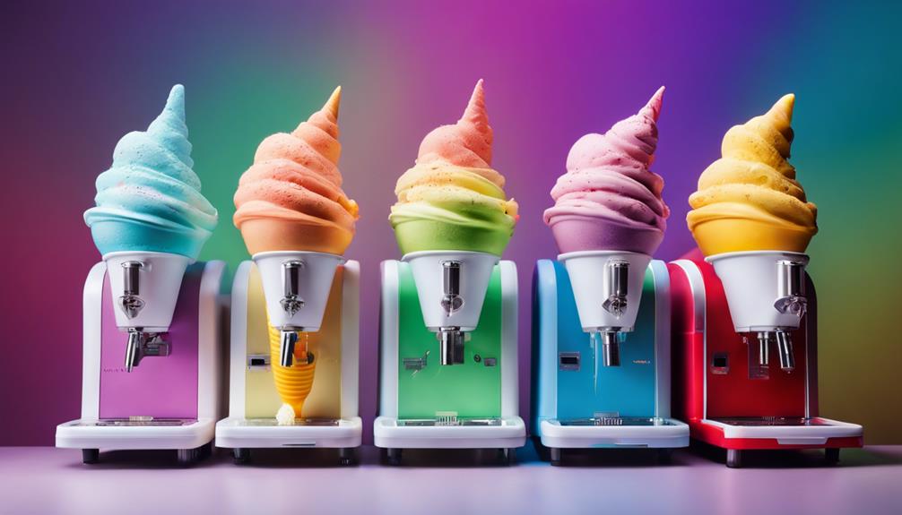 choosing rainbow ice cream