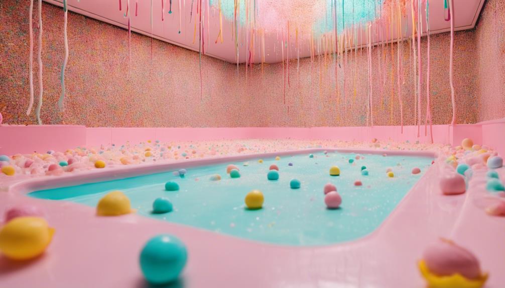 colorful pool of sprinkles