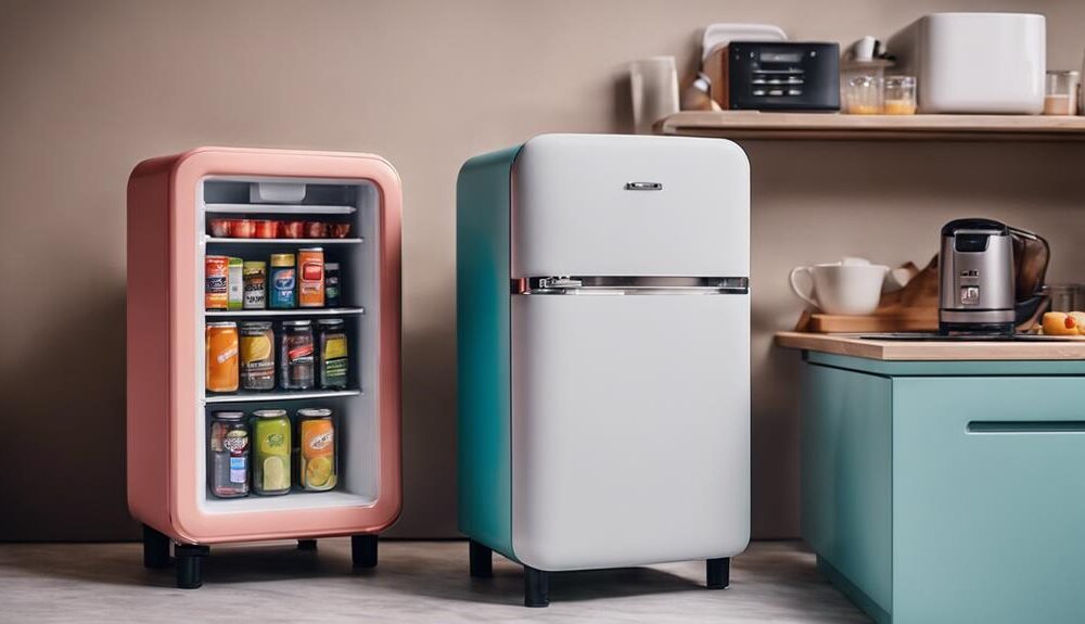 compact fridge with freezer