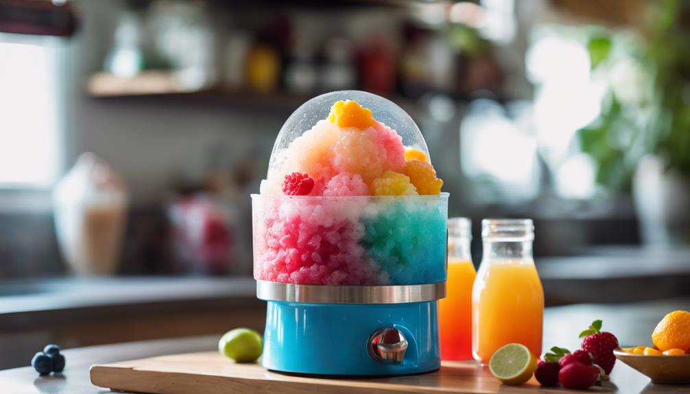 cool off with shaved ice