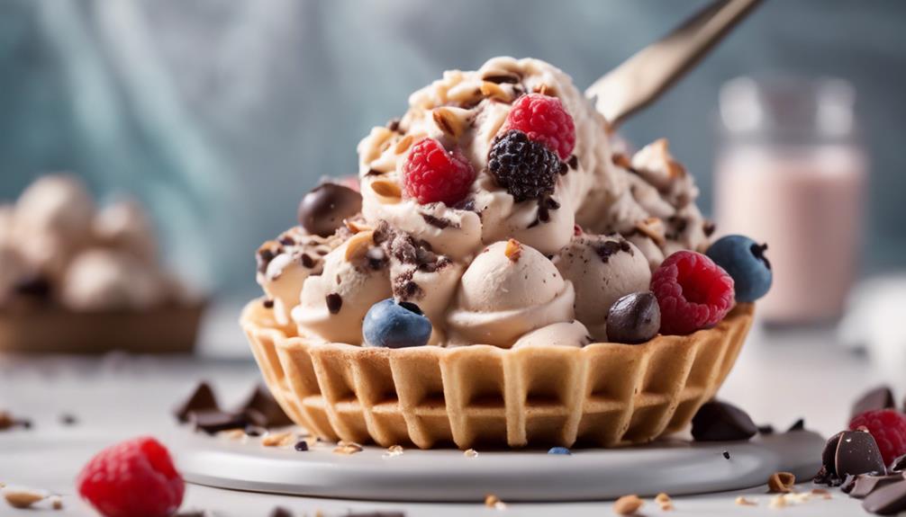 creative protein ice cream