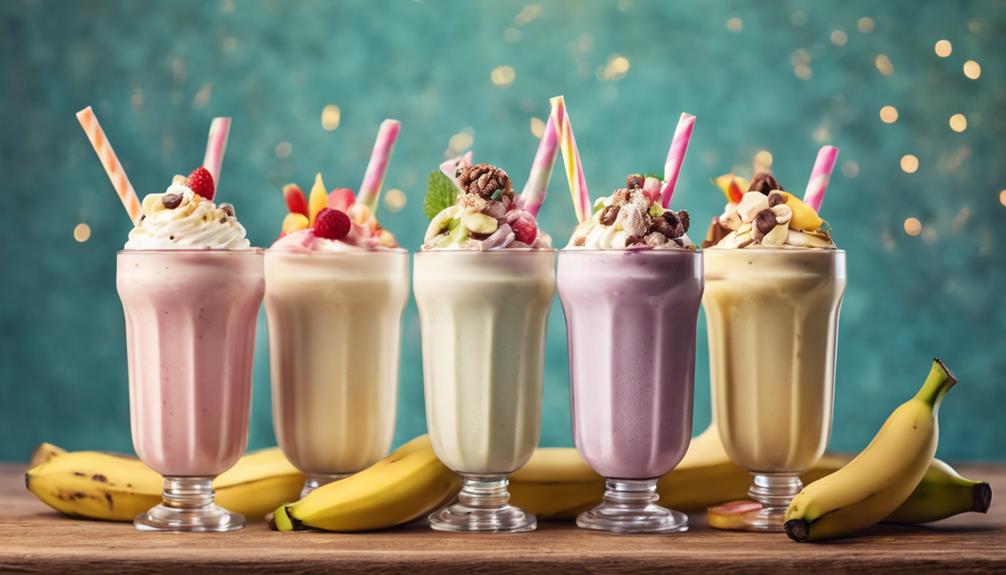 delicious banana milkshakes only