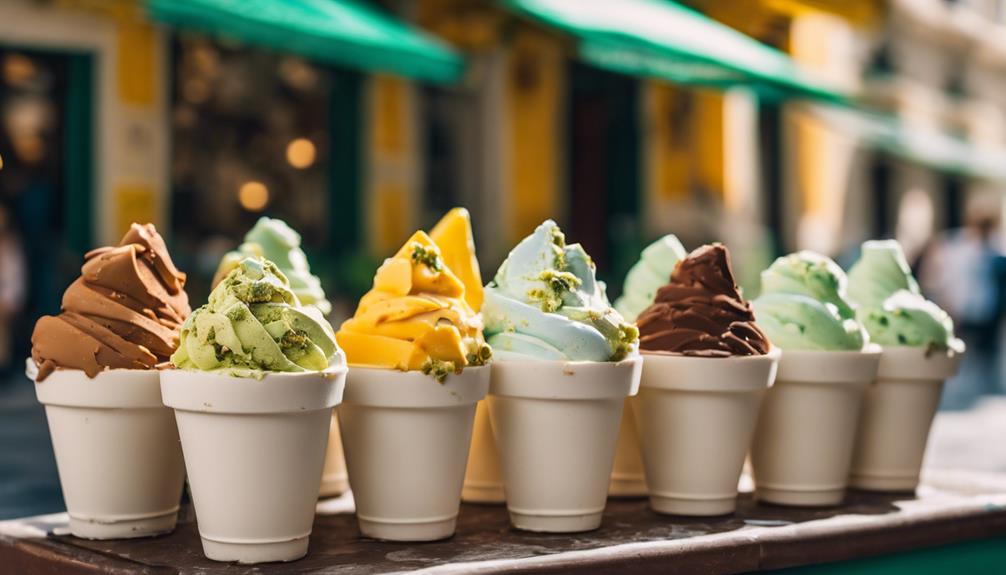 delicious gelato flavor options