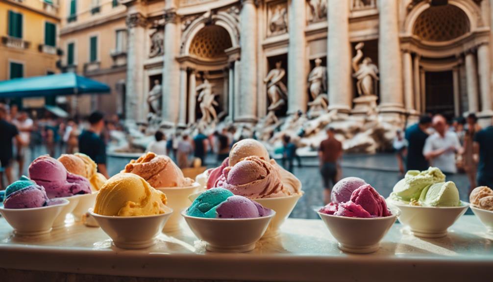 delicious gelato near trevi