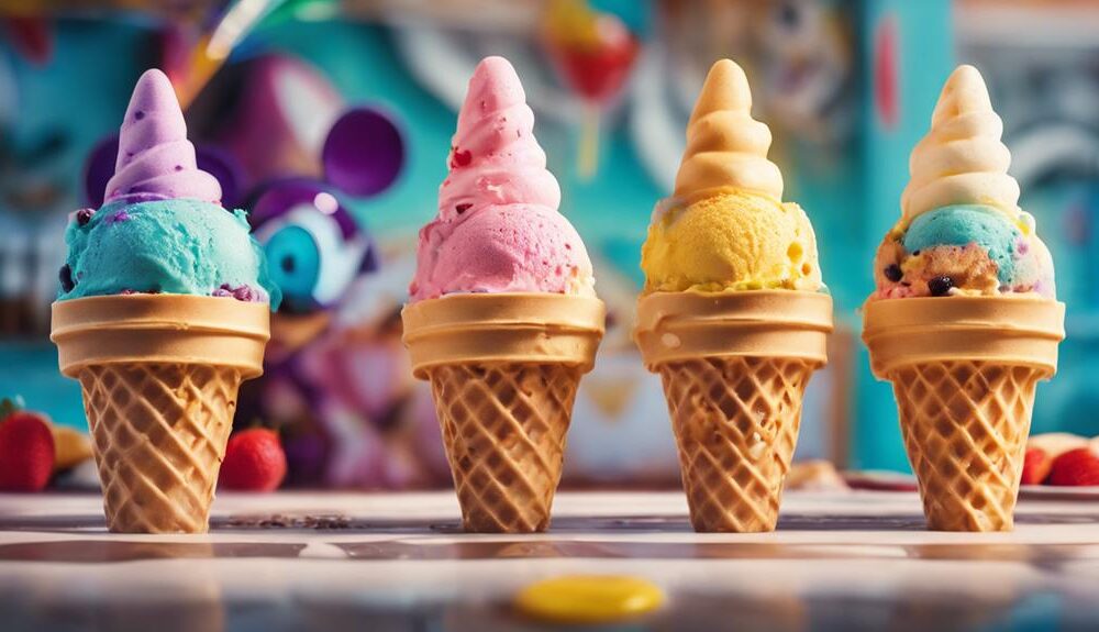 delicious ice cream treats