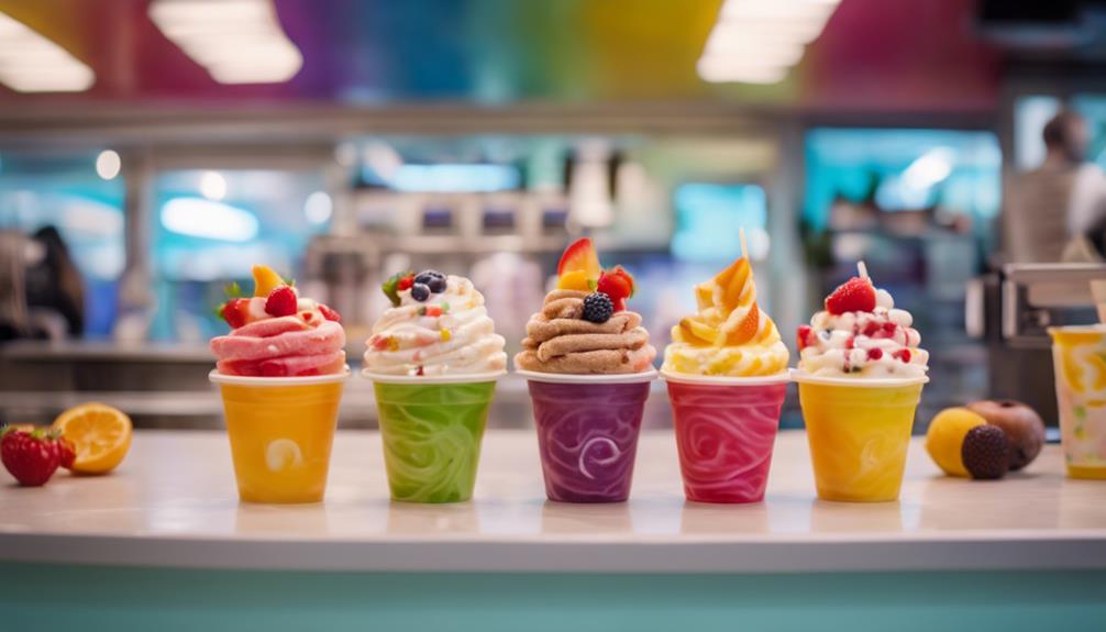 distinctive frozen yogurt flavors