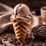 eggless coffee ice cream