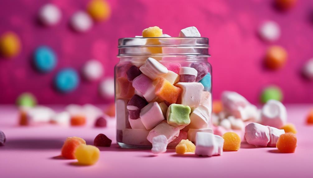 freeze dried candy assortment showcase