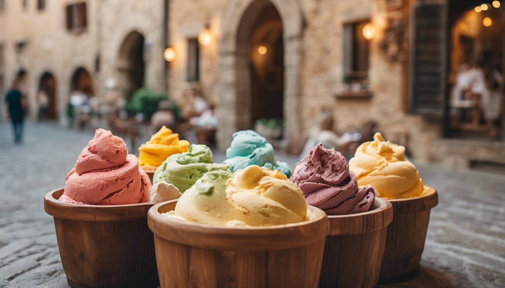 gelato in san gimignano