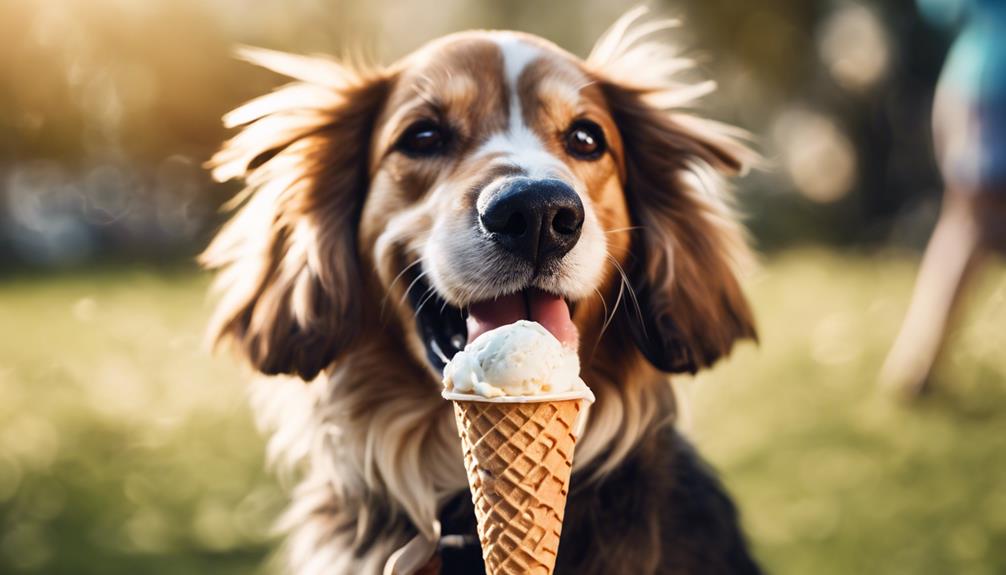 ice cream cools dogs
