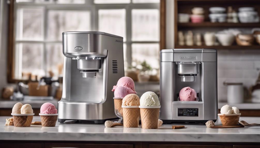 ice cream maker selection