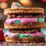 innovative gelato dessert creation