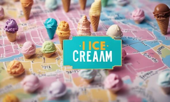 locate nearby ice cream